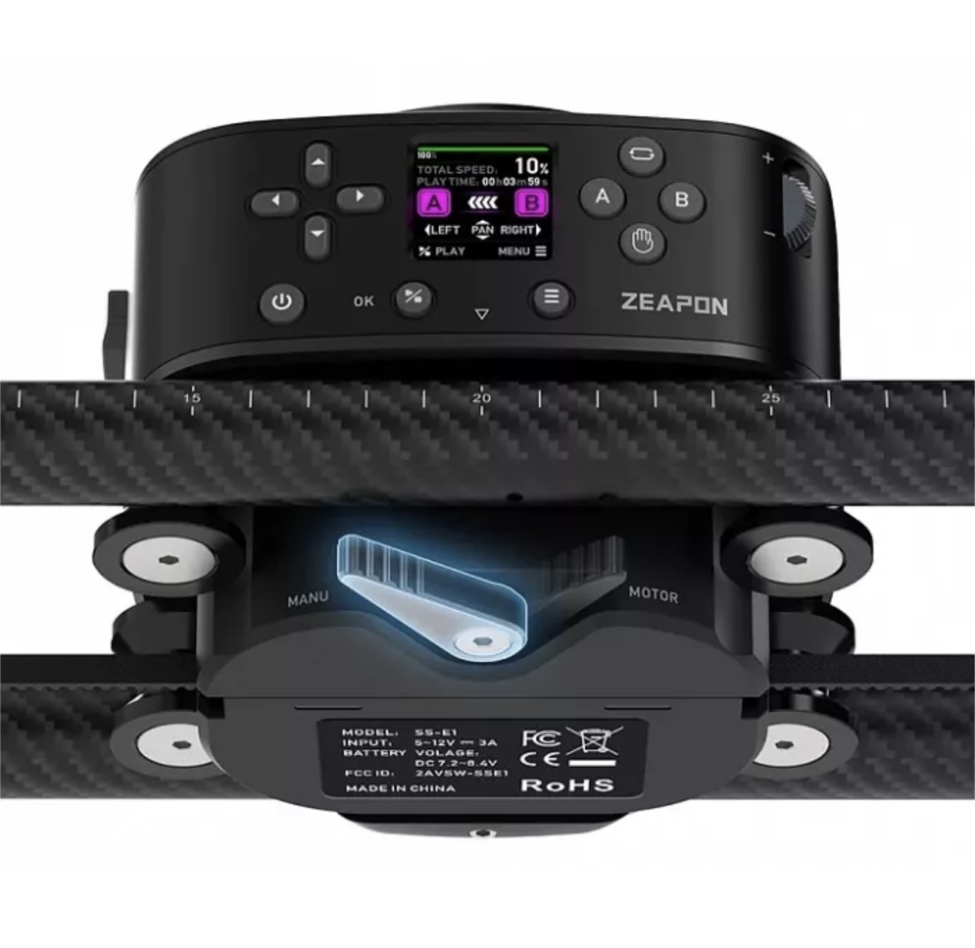 Моторизированный слайдер ZEAPON SS-E2P AXIS 100 Pro (3 оси движения)