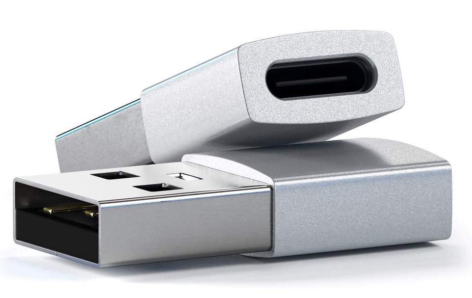 Адаптер Satechi USB Type-A to Type-C, Silver
