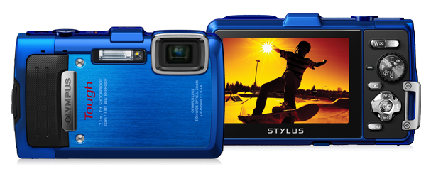 Подводный фотоаппарат Olympus Tough TG-830 iHS (синий)