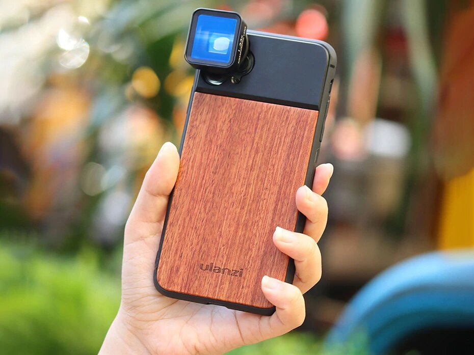Чехол с креплением для объектива Ulanzi Wood case для iPhone 11 Pro Max