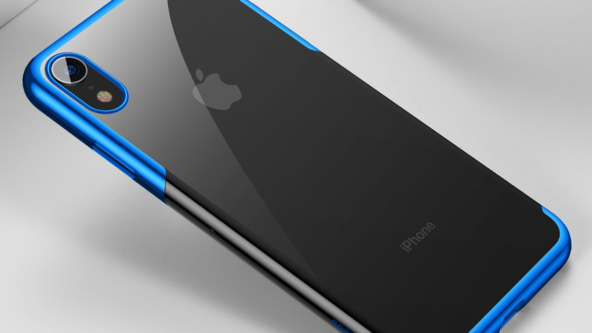 Чехол Baseus Glitter Case Blue для iPhone XR