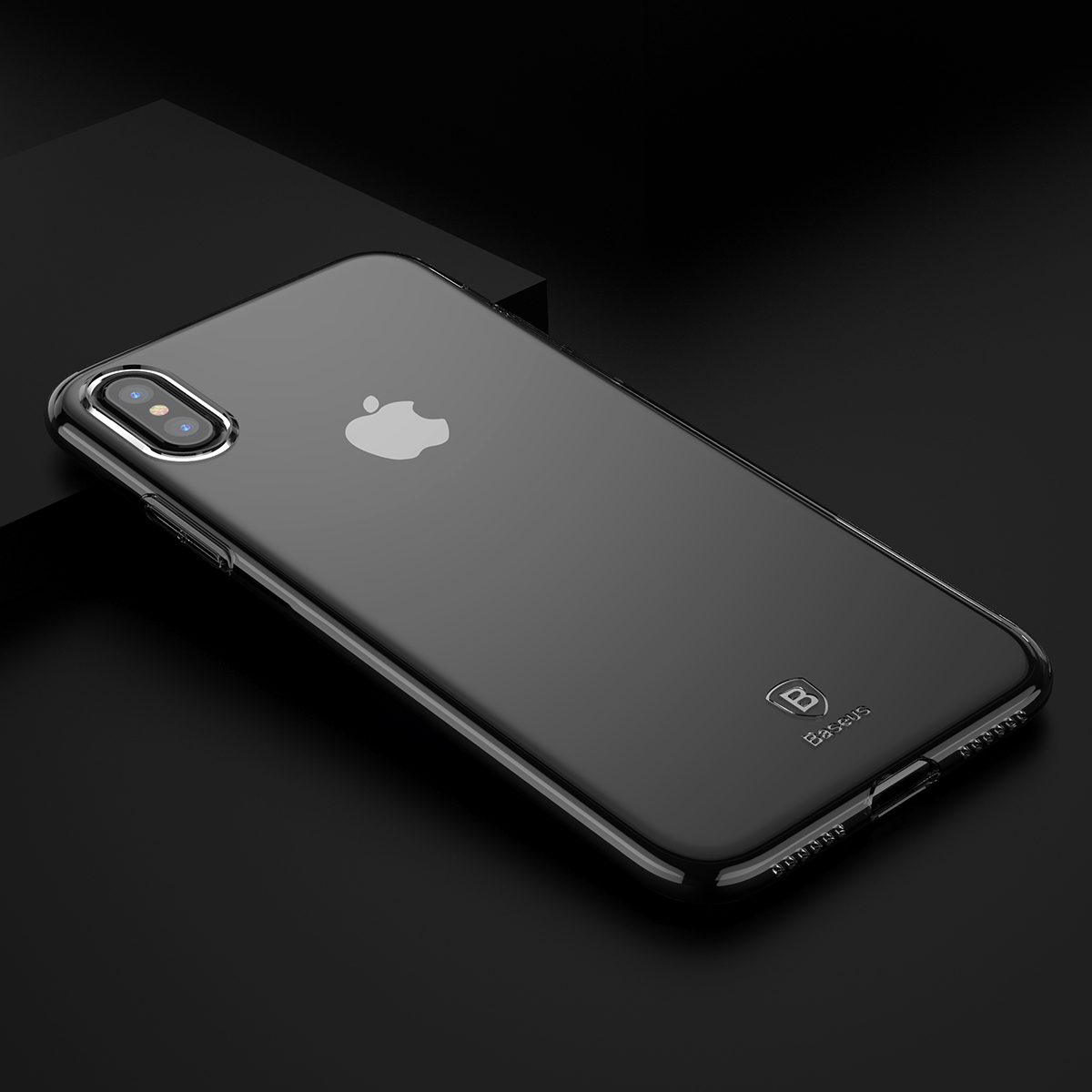 Чехол Baseus Wing Transparent Black для iPhone XS Max