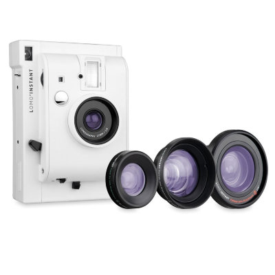 Фотоаппарат моментальной печати Lomography Lomo'Instant White + 3 объектива