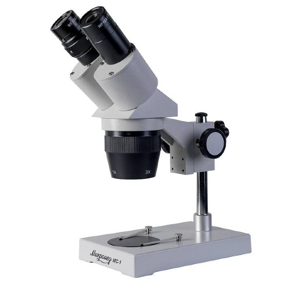 Микроскоп стерео Микромед МС-1 вар.2A (2х/4х)  Точная цветопередача • Точный и плавный механизм фокусировки • Оптимальное соотношение цены и качества