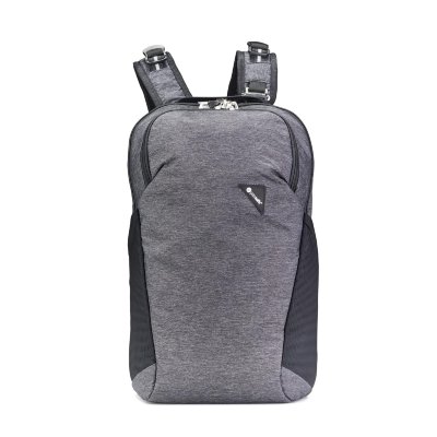 Рюкзак-антивор Pacsafe Vibe 20 Anti-Theft 20L Backpack Granite Melange Grey  Объем 20 литра • Подходит для 13-дюймового MacBook • Внутренние карманы для организации вещей • Карман для воды • Петля для ручки