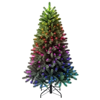Светодиодная елка с подсветкой Twinkly 1.5 м диаметр 90см 270LED RGB (TG50P4425P00)