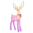 Светодиодное уличное украшение Twinkly 3D Red Nose Stag Олень с рогами и бантом 250 RGB+W LED 120 см Светодиодное уличное украшение Twinkly 3D Red Nose Stag Олень с рогами и бантом 250 RGB+W LED 120 см - Светодиодное уличное украшение Twinkly 3D Red Nose Stag Олень с рогами и бантом 250 RGB+W LED 120 см