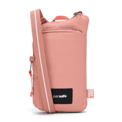 Сумка антивор Pacsafe GO Tech Crossbody, розовый, 0,2 л.