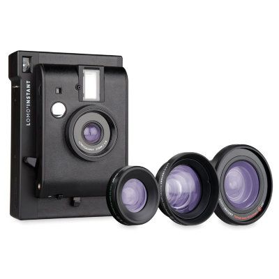 Фотоаппарат моментальной печати Lomography Lomo'Instant Black + 3 объектива