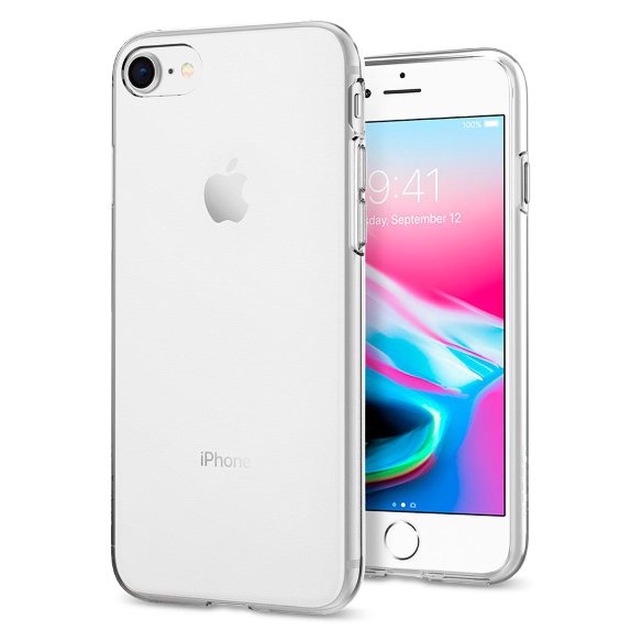 Чехол Spigen для iPhone 8/7 Liquid Crystal Crystal Clear (054CS22203)  Ультратонкий чехол • Кристально-прозрачный • Высокая степень защиты