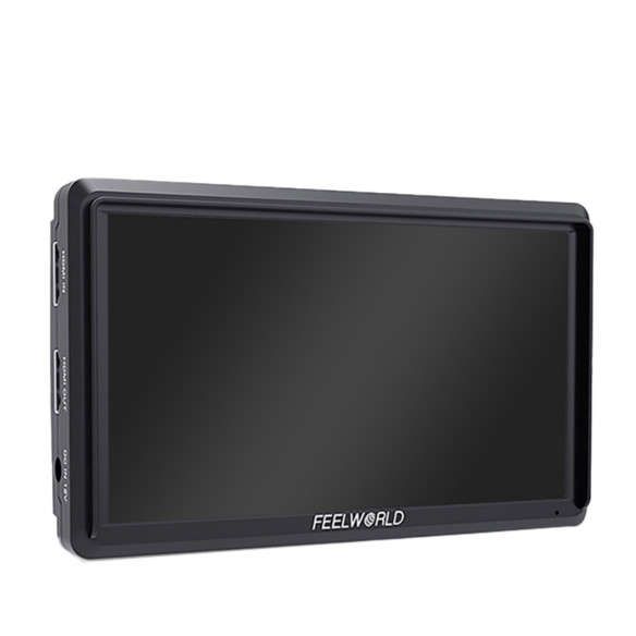 Операторский монитор Feelworld S55 V3  Диагональ экрана 6 дюйм • Питание LP-E6, NP-F, сетевой адаптер • Цветовое пространство Rec. 709 • 3D-LUT • Подключение наушников