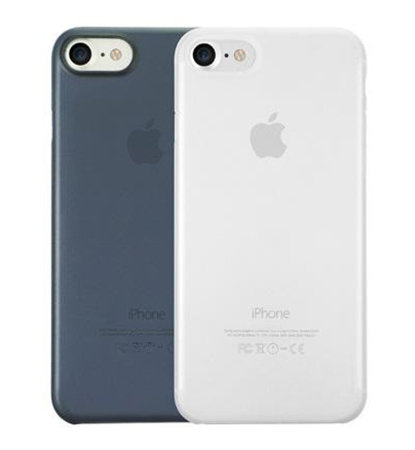 Набор из двух чехлов Ozaki O!coat 0.3 Jelly 2 in 1 Clear &amp; Dark Blue для iPhone 8/7  Комплект из двух тонких и прочных чехлов-накладок для iPhone 8/7