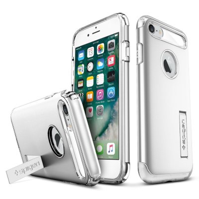 Чехол Spigen для iPhone 8/7 Slim Armor Satin Silver 042CS20305