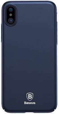 Чехол Baseus Thin Case Dark Blue для iPhone X/XS  Высокая степень защиты • Качественные материалы • Стильный дизайн • Приятный на ощупь