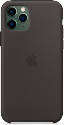Чехол Apple Silicone Black (Черный) для iPhone 11 Pro