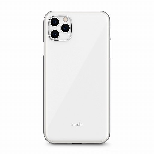 Чехол Moshi iGlaze Pearl White (Белый) для iPhone 11 Pro Max  Амортизирующий чехол • Не токсичен и не содержит БФА • Отличная защита смартфона • Совместим с серией SnapTo