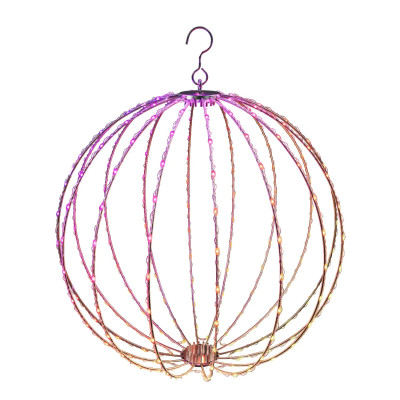 Уличное светодиодное украшениеTwinkly 3D Сфера, 43см, 200 RGB+W LED, IP44 (TW3DB200SPP-TEU)  Новинка от Twinkly 2025-2026. 200 ультра-ярких светодиодов, выдает 16 млн. цветов. Работает через приложение Twinkly. 