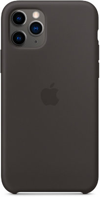 Чехол Apple Silicone Black (Черный) для iPhone 11 Pro Max