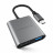 USB-хаб HyperDrive 4K HDMI 3-in-1 USB-C Hub Space Gray для Macbook и других устройств с USB-C  - USB-хаб HyperDrive 4K HDMI 3-in-1 USB-C Hub Space Gray для Macbook и других устройств с USB-C