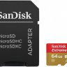 Карта памяти SanDisk Extreme microSDXC 64 Gb UHS-I 90 MB/s + Adapter