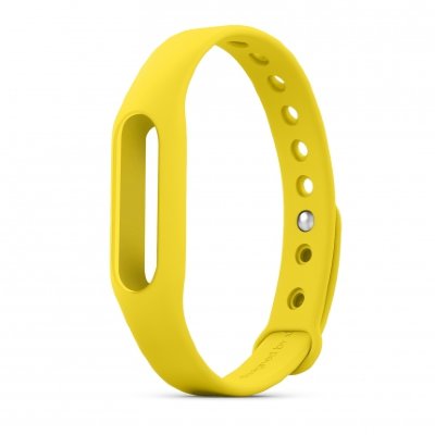 Сменный ремешок для фитнес-браслета Xiaomi Mi Band Original Replacement Wrist Band Yellow
