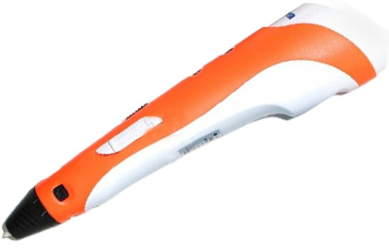 3D ручка MyRiwell RP-100A Orange  Классическая 3D-ручка от MyRiwell • ABS-пластик • Регулировка температуры и скорости подачи • Керамический наконечник • Вес 65 г
