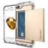 Чехол-визитница Spigen для iPhone 8/7 Crystal Wallet Champagne Gold 042CS20983