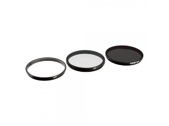 Набор фильтров для DJI Zenmuse X7 / X5S / X5 PolarPro Filter 3-Pack (UV, CP, ND8)  Сверхлегкие фильтры • Многослойное UHD-стекло • Поляризация