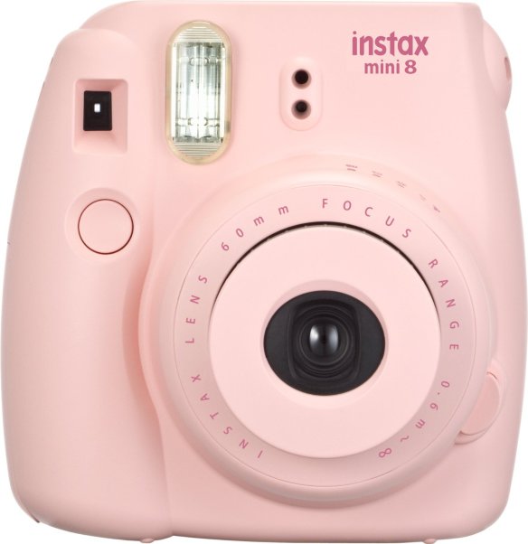 Фотоаппарат моментальной печати Fujifilm Instax Mini 8 Pink  Самая бюджетная Fujifilm Instax • Ручное управление экспозицией • Размер фотографии 62x46 мм • Автоспуск • Удобный видоискатель • Режим High-Key