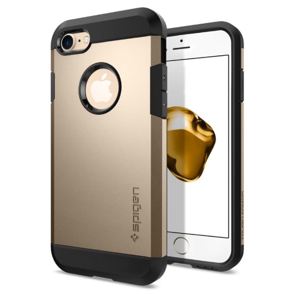 Чехол Spigen для iPhone 8/7 Tough Armor Champagne Gold 042CS20490  Особая конструкция для охлаждения и надежная защита вашего iPhone 8/7.