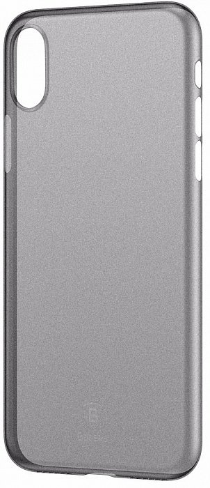 Чехол Baseus Wing Case Transparent Black для iPhone X/XS  Стильный дизайн • Прочный и гибкий материал • Ультратонкий чехол • Не оставляет отпечатков