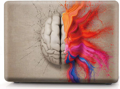 Чехол-накладка i-Blason Cover Water Color Brain для MacBook Pro 13 Retina