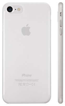 Чехол Ozaki O!coat 0.3 Jelly Clear для iPhone 8/7 OC735TR  Прочный и тонкий чехол-накладка из прочного пластика для iPhone 8/7