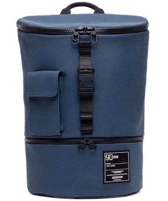 Рюкзак Xiaomi 90 Points Chic Leisure Backpack Male Dark Blue  Крепкий и надёжный материал рюкзака • Водонепроницаемый • Вместительный • Отделение органайзер