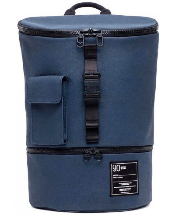 Рюкзак Xiaomi 90 Points Chic Leisure Backpack Male Dark Blue  Крепкий и надёжный материал рюкзака • Водонепроницаемый • Вместительный • Отделение органайзер