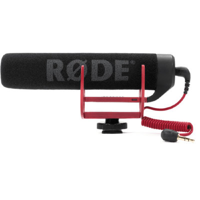 Накамерный микрофон Rode VideoMic GO  Компактный размер • Легкий вес • Для камер и портативных рекордеров • Не требуется батарея питания • Питается от входа внешнего микрофона в камере