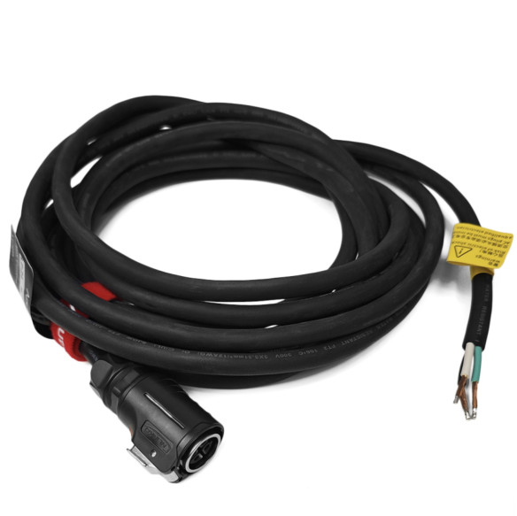 Кабель Aputure AC 20A для Electro Storm CS15 6м (Bare Ends)  Подключение LP-24, Bare Ends (оголённые провода) • Разъём папа • Пропускная способность 20А • Длина кабеля 6000 мм • Покрытие кабеля резиновое покрытие • Совместимость Aputure Electro Storm CS15