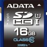 Карта памяти ADATA Premier SDHC 16 Gb Class 10 UHS-I 30 MB/s