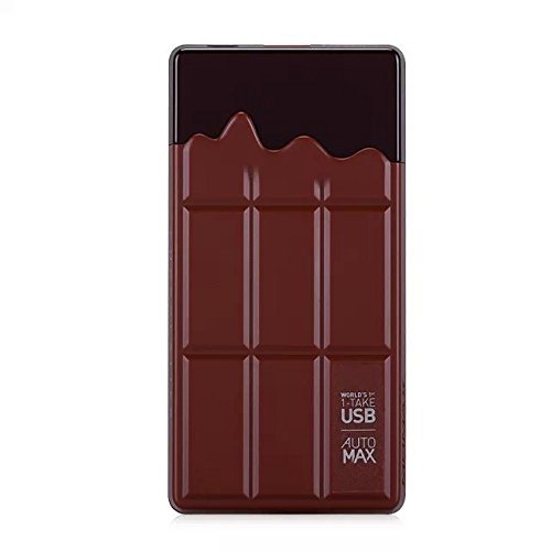 Внешний аккумулятор 7000 mAh Momax iPower Chocolatier Brown  Необычный дизайн • Емкость 7000 мА⋅ч • Максимальный ток 2.4 А • Разъем USB • Переходник на micro USB