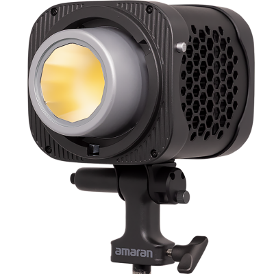 Осветитель amaran Halo 300x  Моноблок • Байонет насадки Bowens • Мощность (макс) 276 Вт • Диапазон цветовой температуры 2700 — 6500 K • Панель управления на корпусе, приложение amaran mobile app • Имеет крепление 5/8" • IP20 • Активное охлаждение