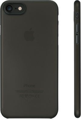 Чехол Ozaki O!coat 0.3 Jelly Black для iPhone 8/7 OC735BK  Прочный и тонкий чехол-накладка из прочного пластика для iPhone 8/7