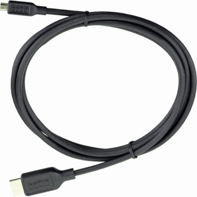 Кабель GoPro Micro HDMI Cable для HERO5/4/3/3+ AHDMC-301  Кабель micro-HDMI на HDMI • длина 1.8м • для GoPro HERO5 Black, HERO4 Black, HERO4 Silver, HERO3+, HERO3