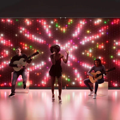 Световая стена Twinkly Lightwall 1120 RGB, IP65, 245x245 см (TWDJ1120STP-BEU)