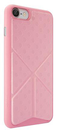 Чехол Ozaki O!coat 0.3+Totem Versatile Pink для iPhone 8/7 OC777PK  Прочный и тонкий чехол-накладка из прочного пластика с возможностью использования подставки для iPhone 8/7