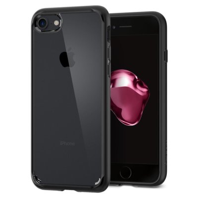 Чехол Spigen для iPhone 8/7 Ultra Hybrid 2 Black 042CS20926