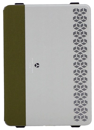 Чехол Kajsa Reflective Collection Grey/Olive для iPad Pro 9.7&quot;  Стильный и удобный чехол-книжка • Элегантный дизайн • Защита от ударов, пыли, повреждений и царапин • Функционален и удобен в использовании