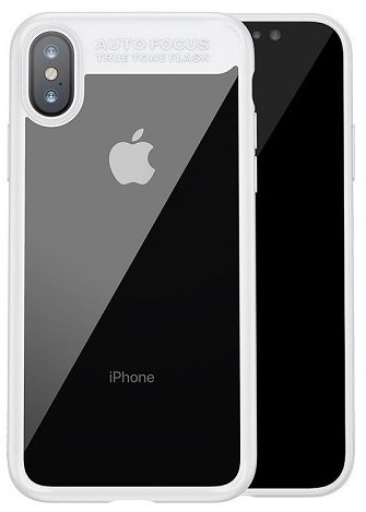Чехол Baseus Suthin Case White для iPhone X/XS  Надежная защита • Прозрачная задняя стенка • Дополнительная пылезащита порта зарядки