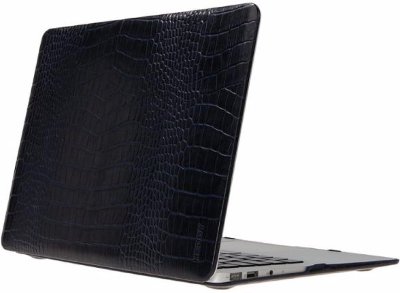 Чехол-накладка Heddy Leather Hardshell Croco Dark Blue для MacBook Pro 15 Retina