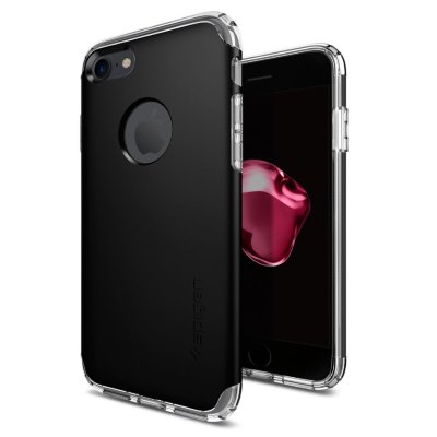 Чехол Spigen для iPhone 8/7 Hybrid Armor Black 042CS20841  Прочный чехол для iPhone 8/7 с усиленными элементами защиты