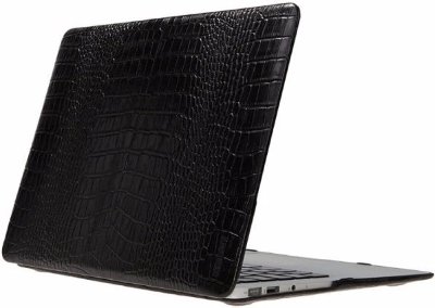 Чехол-накладка Heddy Leather Hardshell Croco Black для MacBook Pro 15 Retina